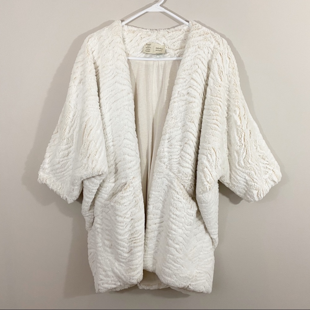 Anthropologie Open Pocket Jacket